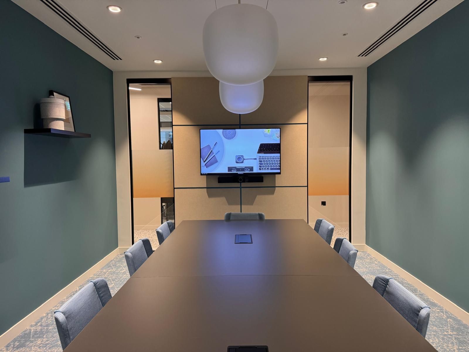 Video Meeting Room, Barco. Installed by Runtech