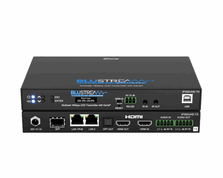 Blustream Video over IP Transmitter for big event corporate spaces, Runtech