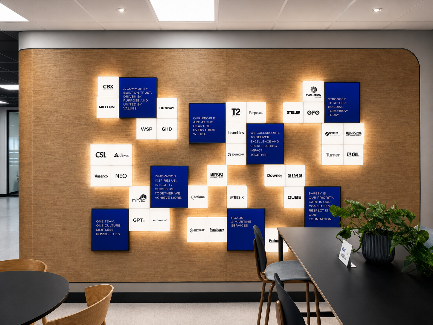 Large format LED video wall installation by Runtech, delivering high-impact visual experiences for stadiums, arenas and commercial venues across London and internationally.