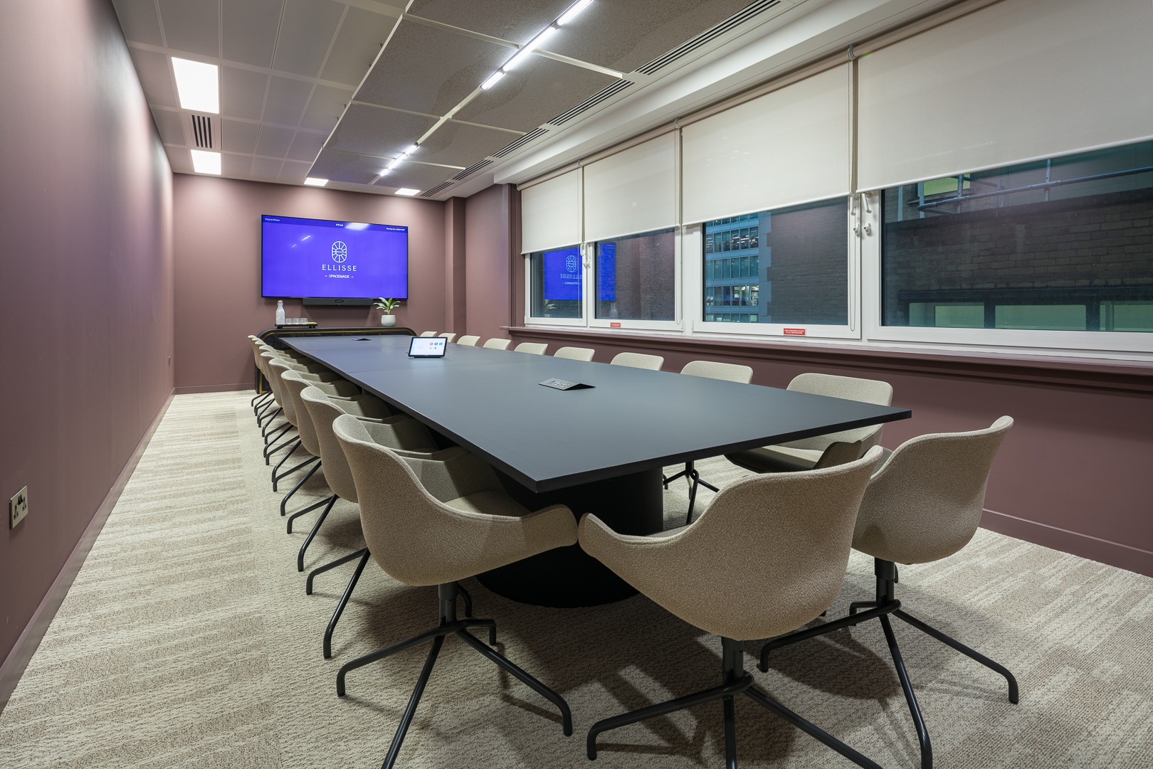 Professional AV installation for Spacemade coworking spaces by Runtech AV Integrators in London, delivering seamless collaboration and communication.