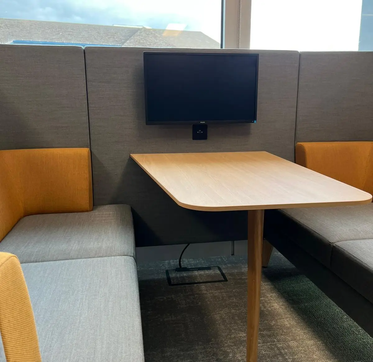 Private conference booth installation in Reading, UK