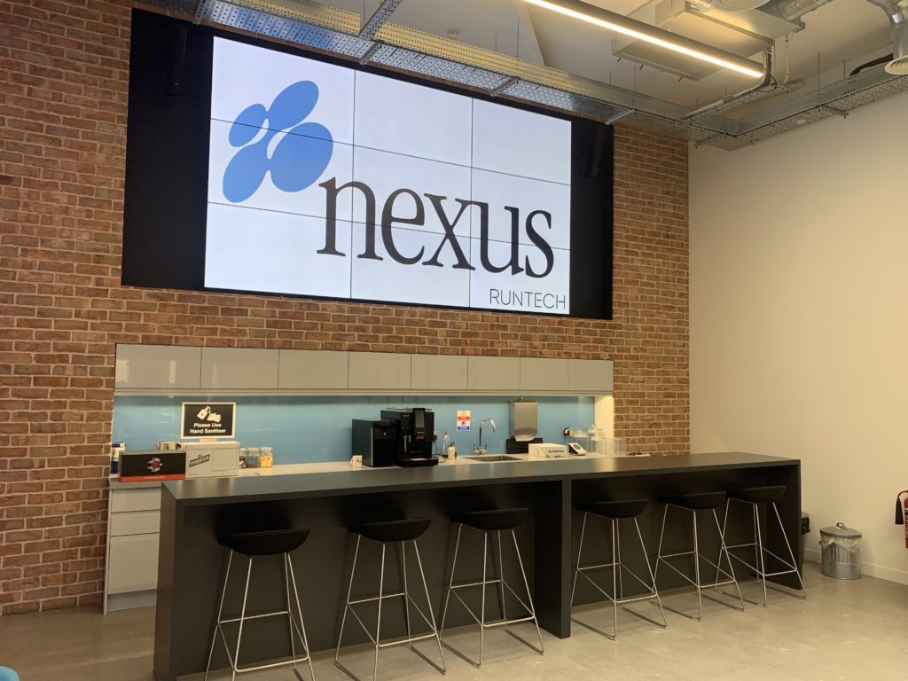 Nexus Underwriting, Large 3 x 3 LED video wall installation - Runtech group