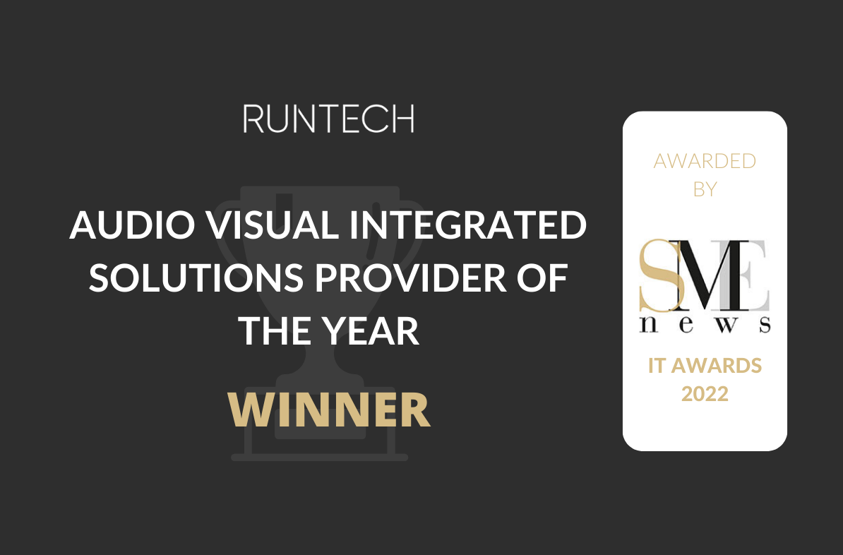 Runtech awarded SME AV Integrated solutions provider of the year