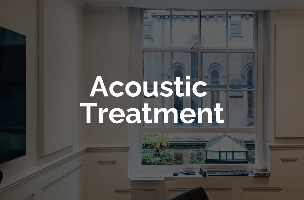 Acoustic Treatment for businesses by Runtech AV Integrators, London UK