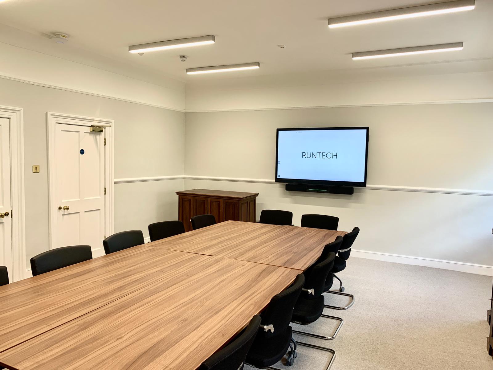 The British Academy - Runtech AV installation for their boardroom
