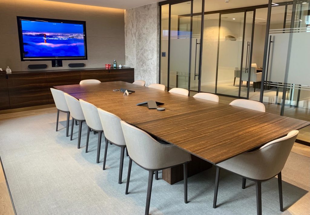 Saranac Partners | Boardroom upgrade by Runtech AV Integrator London