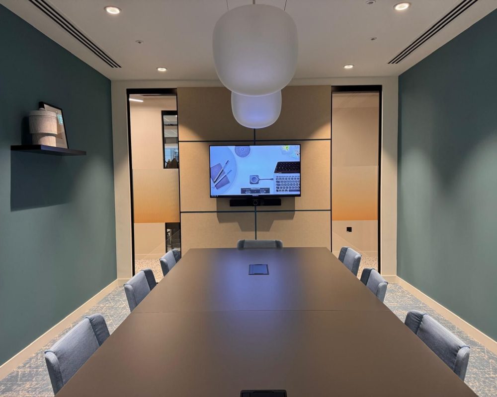 Video Meeting Room, Barco. Installed by Runtech